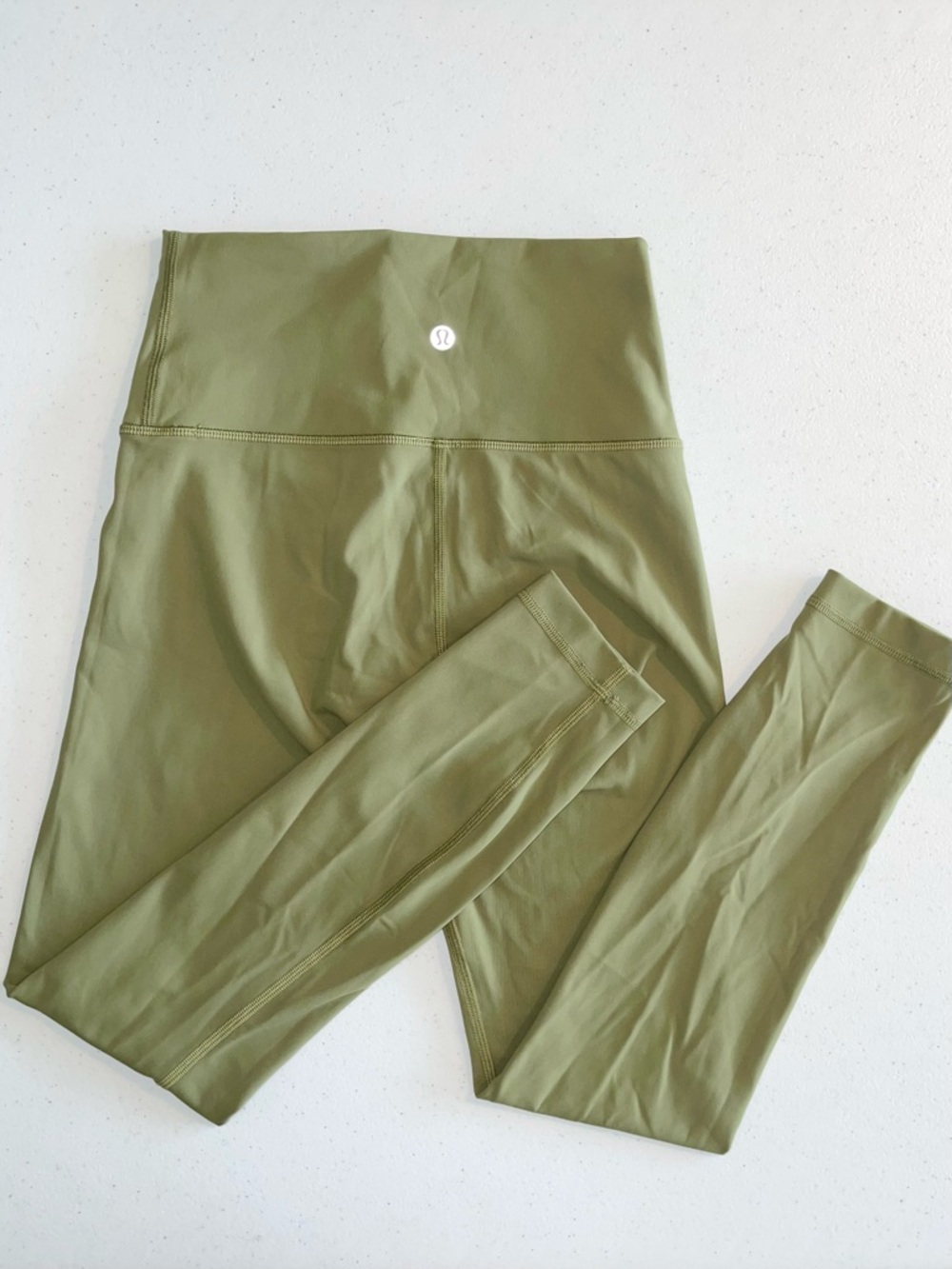 Lululemon High-Rise Olive Green Leggings